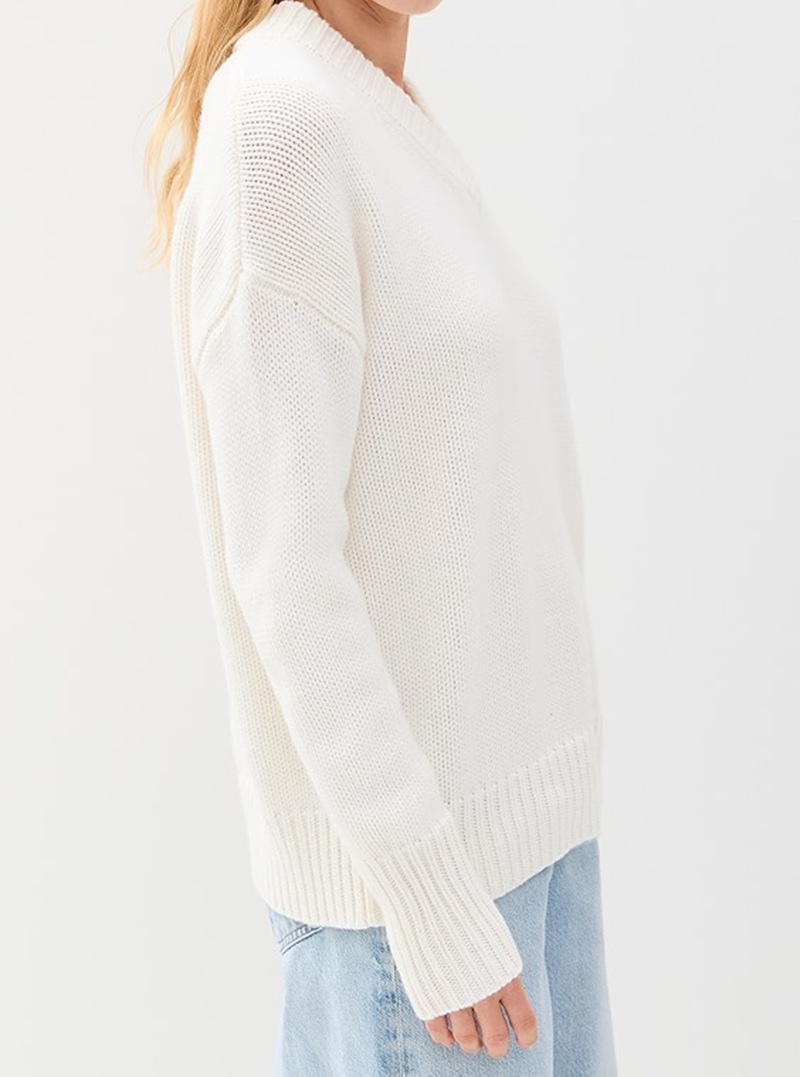 Amazon Women's Clothing Order Production and Processing Customization, See Picture Pattern Making, V Neck Thick Woolen Sweater, Dalang Sweater Manufacturer