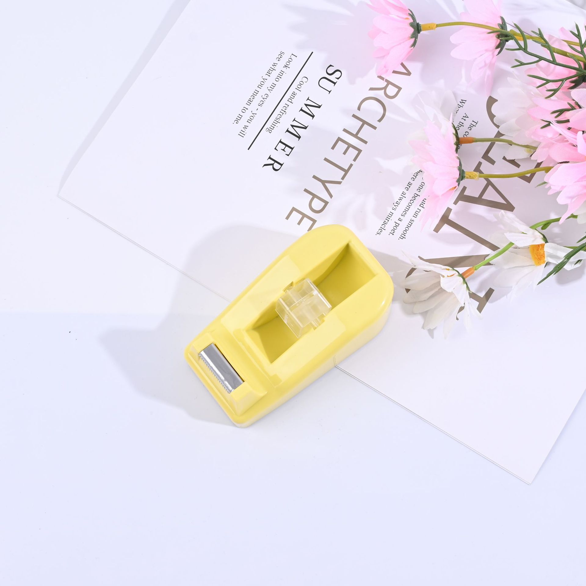 Macaron learning stationery holder stationery tape holder acrylic small size stationery holder factory wholesale supply