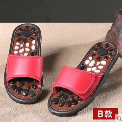 Natural Pebble Soft Bottom Foam Massage Slippers Export Factory Direct Sales