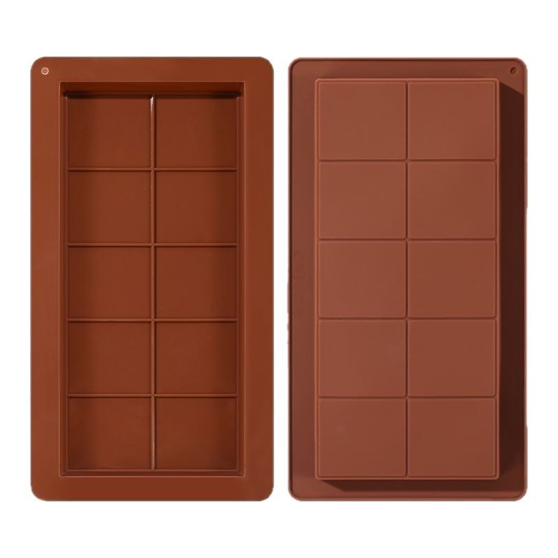 Cross-border silicone Dubai chocolate 8 grid mold food grade silicone diy high temperature resistant easy to take off baking cake mold