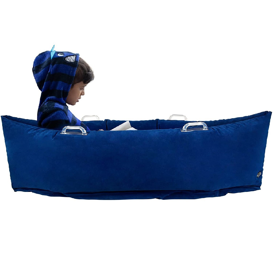 Spot Inflatable Embrace Pod Lazy Sofa Comfortable Flocking Pea Pod Sensory Cushion Recliner Inflatable Sofa