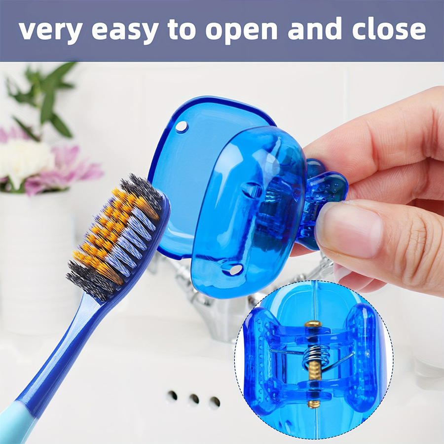 Amazon Cross-border AliExpress Explosions Toothbrush Storage Holder Travel Essential Toothbrush Protective Cover Portable Toothbrush Box