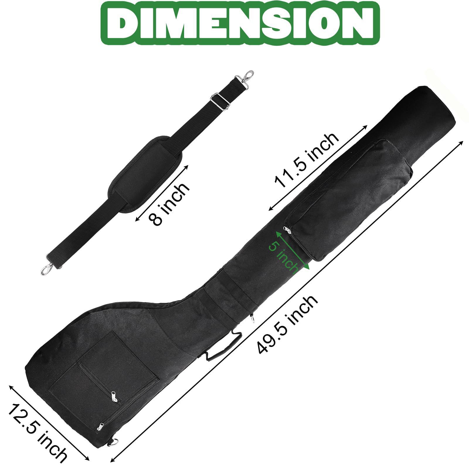 Golf Club Bag, Outdoor Golf Practice Gun Bag, Large Capacity, Convenient Handbag, Waterproof and Wear-Resistant Club Bag