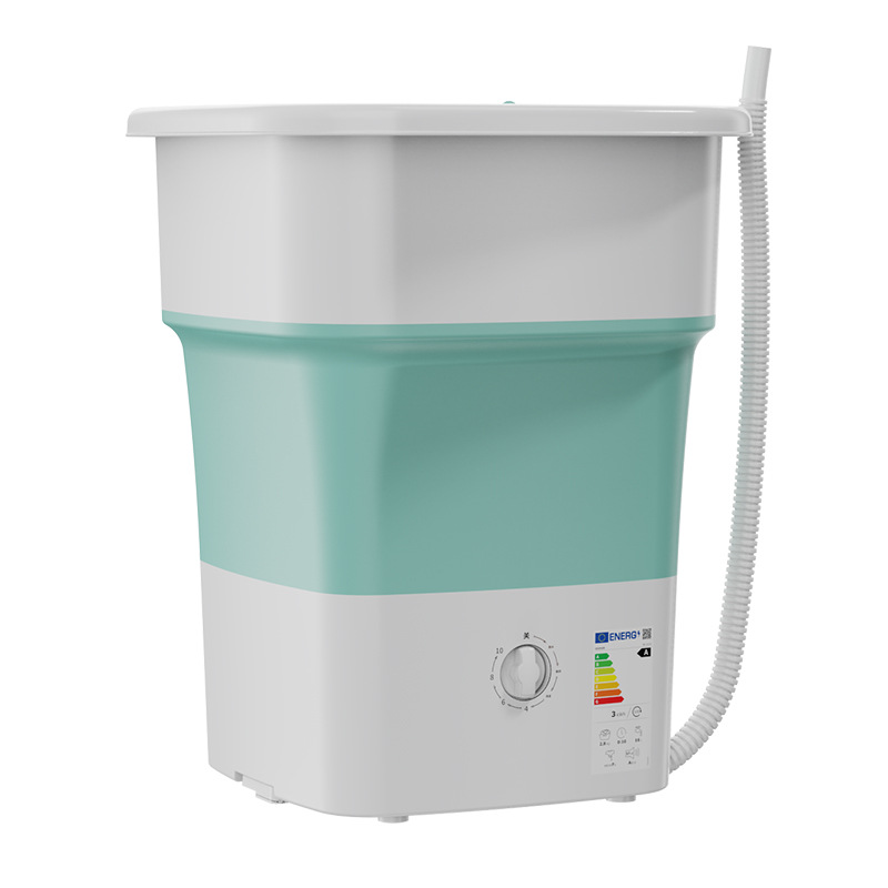 52L folding washing machine cleaning dehydration integrated household large capacity health antibacterial laundry shoe washing machine wholesale