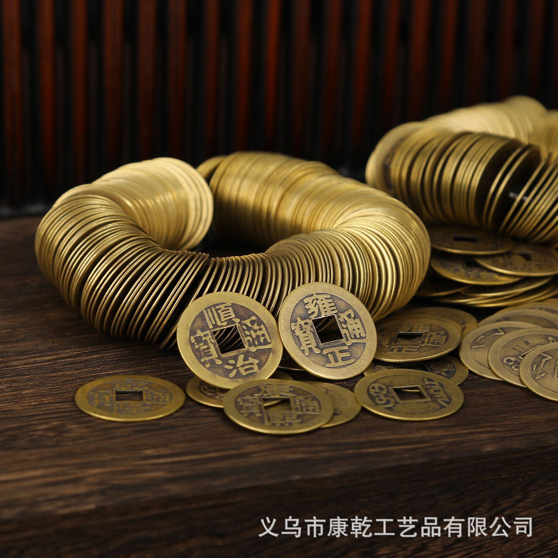 Copper Money Wholesale Copper Five Emperor Money Antique Coin Qing Dynasty Scattered Money Positive Brass Shunzhi Ganlong Kangxi Qianlong Jiaqing