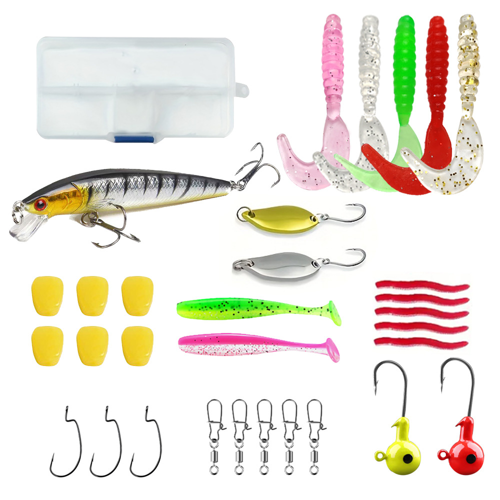 Cross-Border Popular Lure Fishing Rod Set 1.8m Beginner Fishing Rod Complete Set Sea Rod Mini Fishing Rod Fishing Gear Set