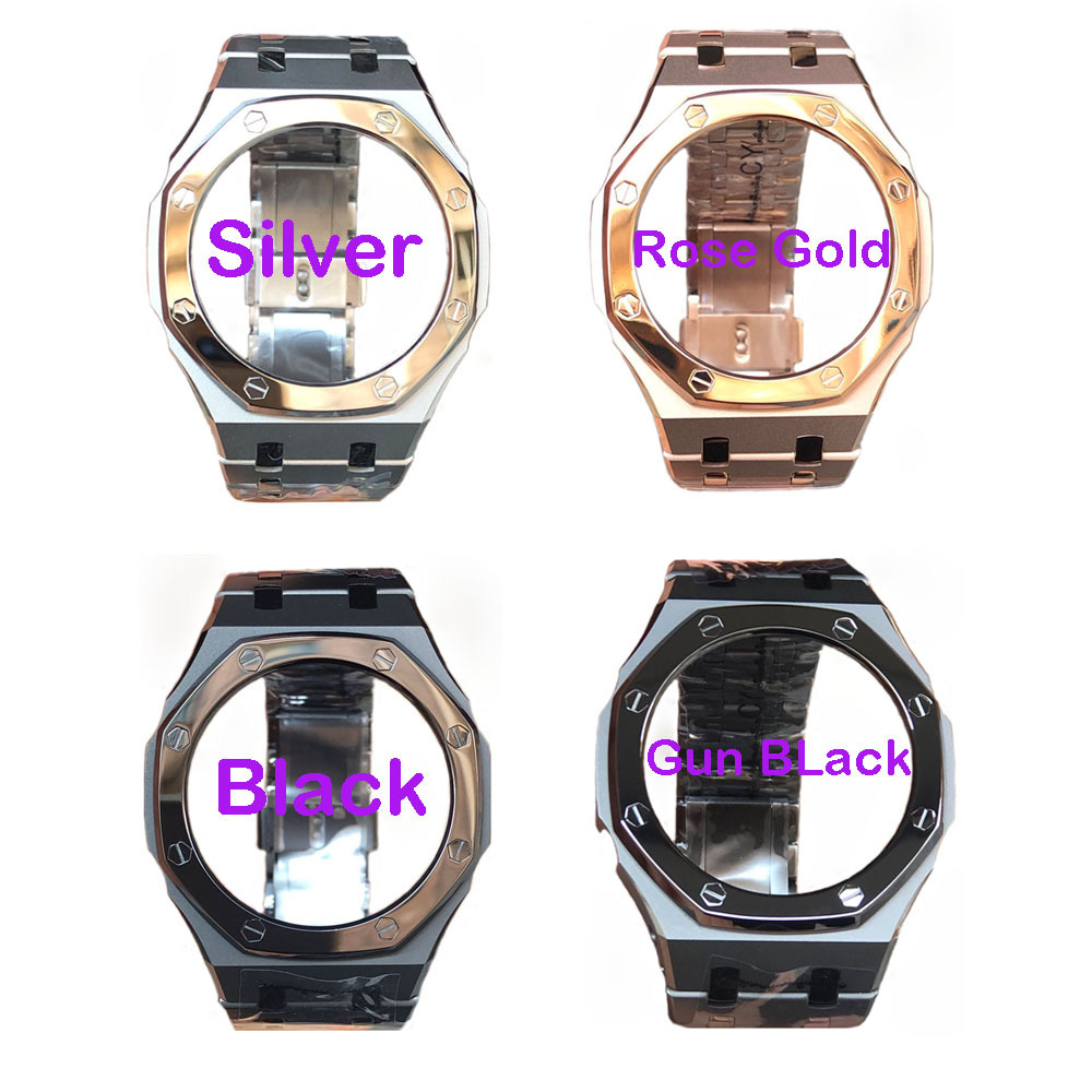 3Rd and 4Th Generation Ga2100 Modified Accessories Farm Oak New Luminous Carbon Fiber Ga2100 Modified Watch Strap