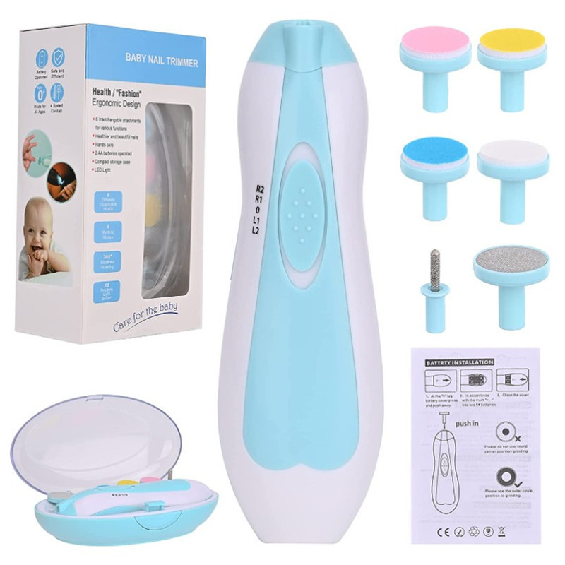 Baby Electric Nail Grinder Multifunctional Care Products Spot Wholesale Newborn Children Nail Clipper Baby Nail Grinder