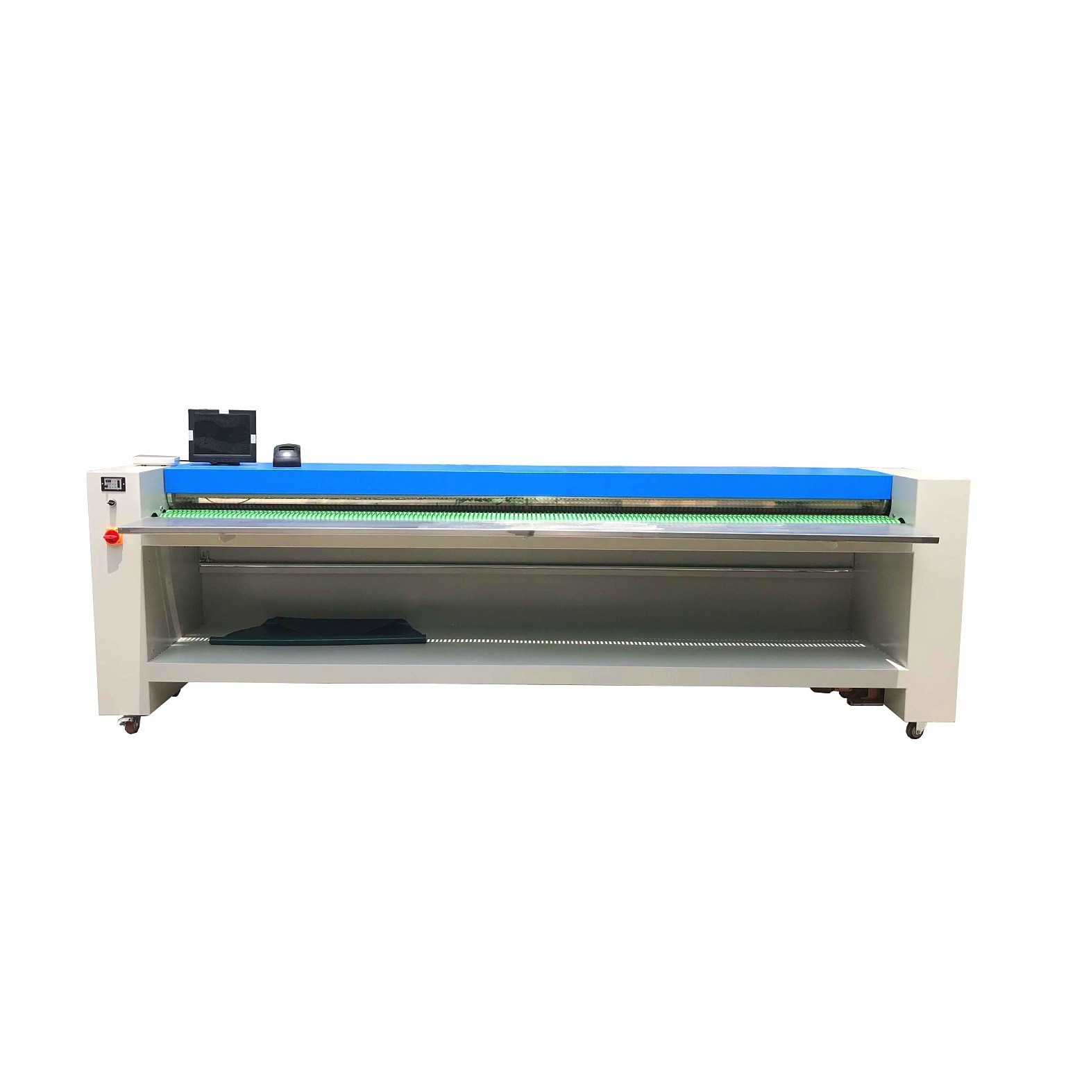 Made in Guangdong, Vertical Fully Automatic Computerized Leather Measuring Machine | Leather Measuring Machine | for Use in Furniture Factories