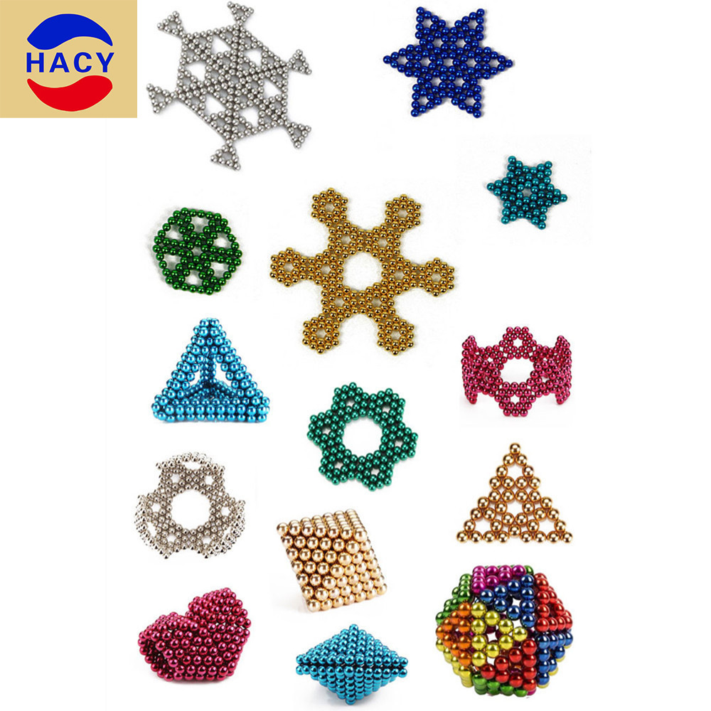 Colorful Bucky Balls 3-5mm Soft Magnets Magnetic Balls Strong Magnetic Attraction Iron Stone/Magnet Magnetic Beads Creative Construction