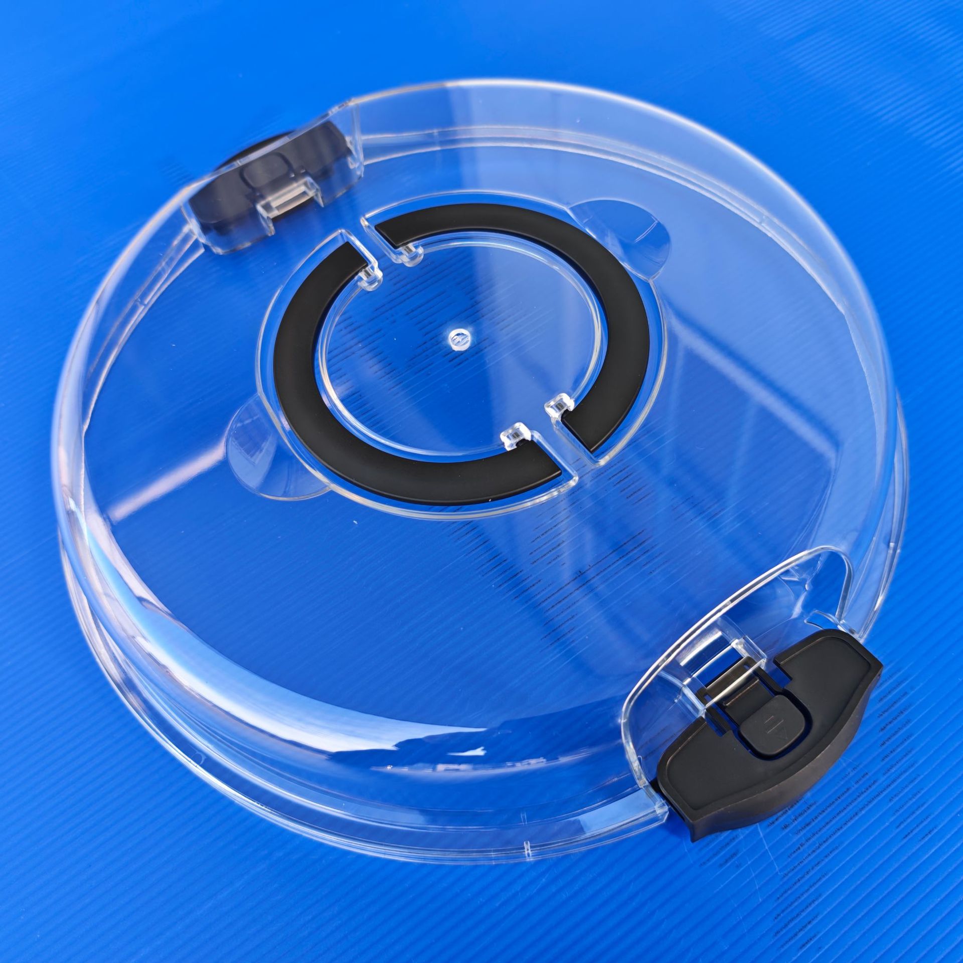 Spot Round Bamboo Tray Outdoor Portable Picnic Snack Fruit Tray with Lid Cooked Food Barbecue Tray