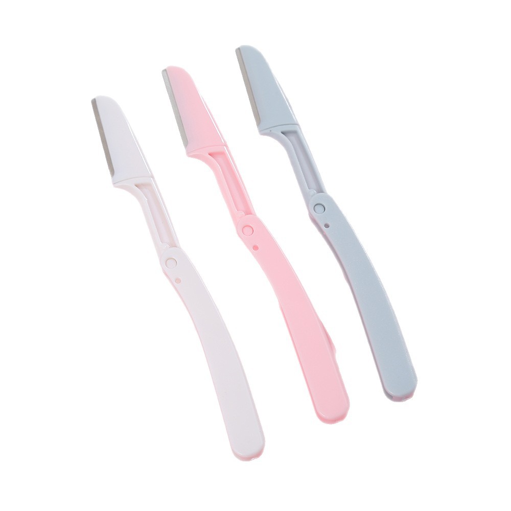 Eyebrow Trimmer, Eyebrow Scissors with Eyebrow Comb, Beginner Eyebrow Razor Trimmer, Safe Women's Eyebrow Trimming Tool Set