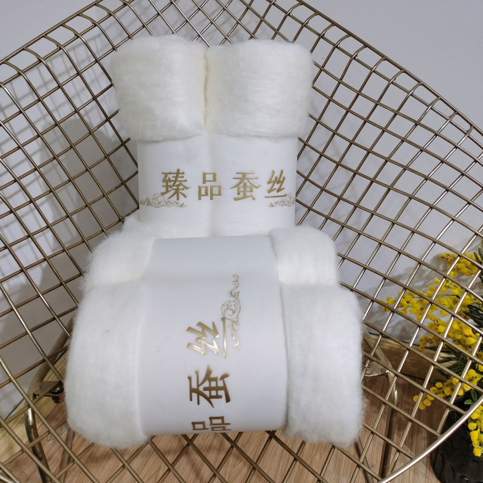 100% Туссах шелк, ядро одеяла, сырой шелк из Тонсян, сырье для одеял, национальный стандарт