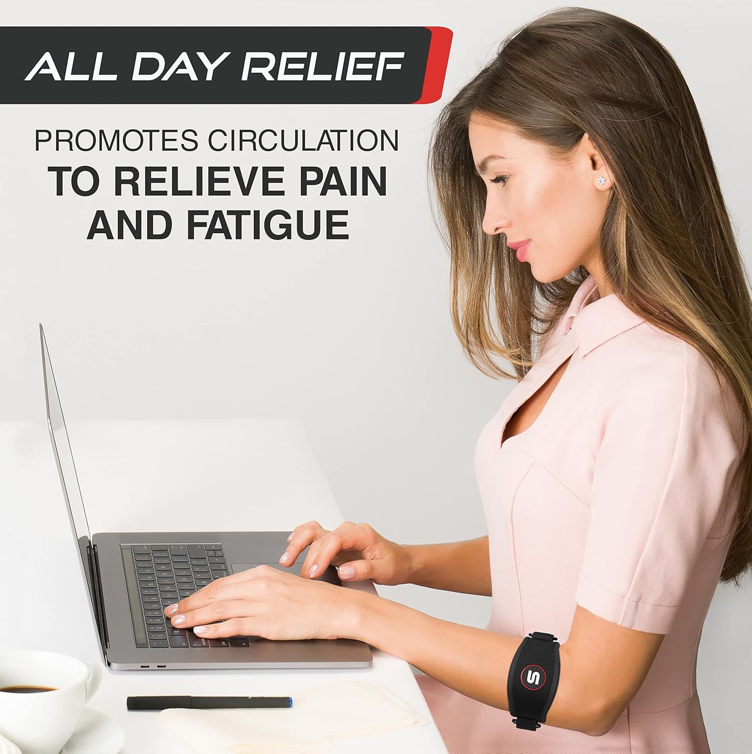 Labeling Silicone Acupressure Massage Elbow Pads, Adjustable Basketball Badminton Arm Pads, Sports Fitness Compression Protective Sleeves