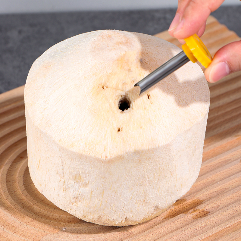 New Plastic Stainless Steel Coconut Opener Portable and Practical Fresh Coconut Household Reusable Coconut Opener