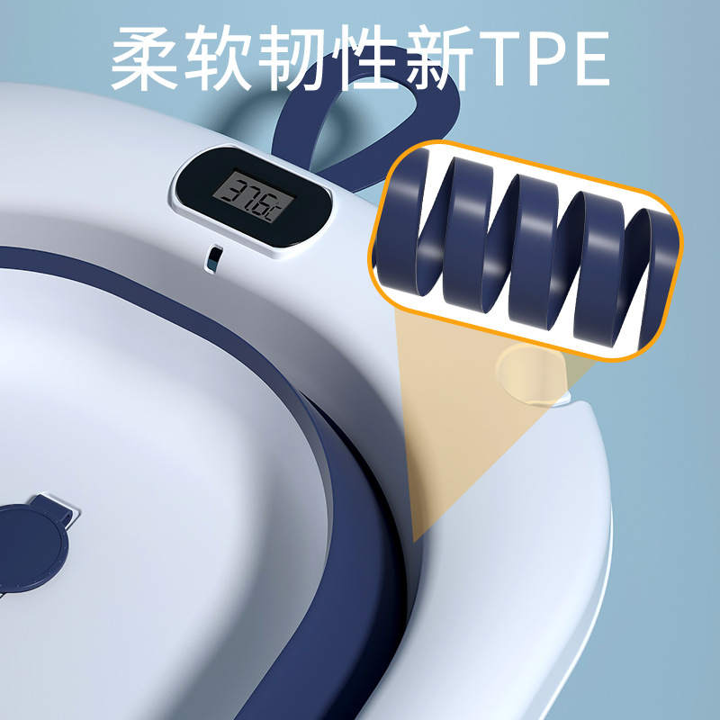 Baby Bath Basin Large Bath Bucket Bathtub Sitting in Children's Household Baby Foldable Newborn Children's Products