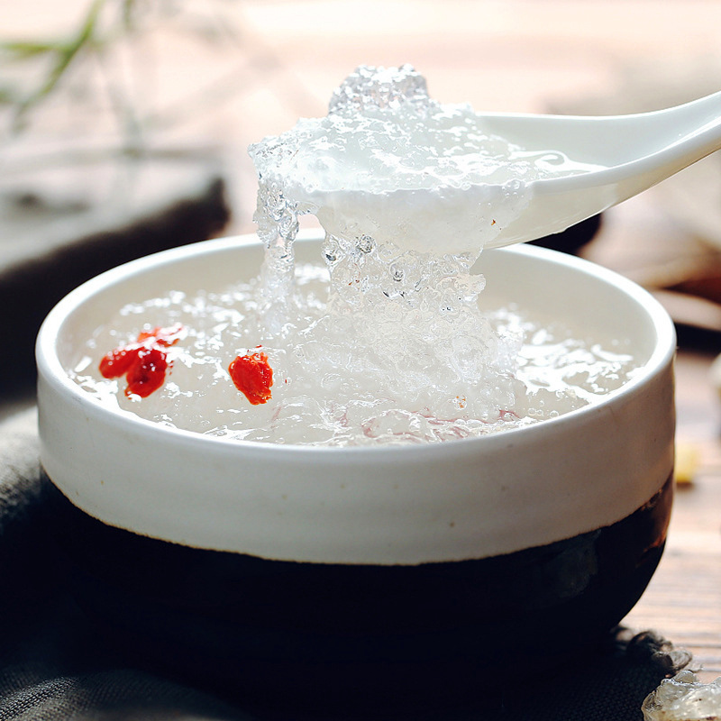 Yunnan Snow Swallow Brushed Plant Bird's Nest Brushed Snow Swallow Saponin Rice Peach Gum Combination Source Manufacturer Large Quantity and Excellent Price