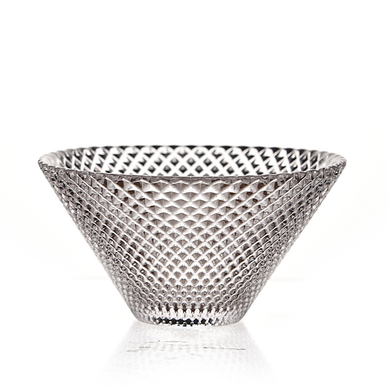 Japanese glass teacup printed logo kung fu master hammer grain cup tasting cup crystal glass tea set manufacturers wholesale