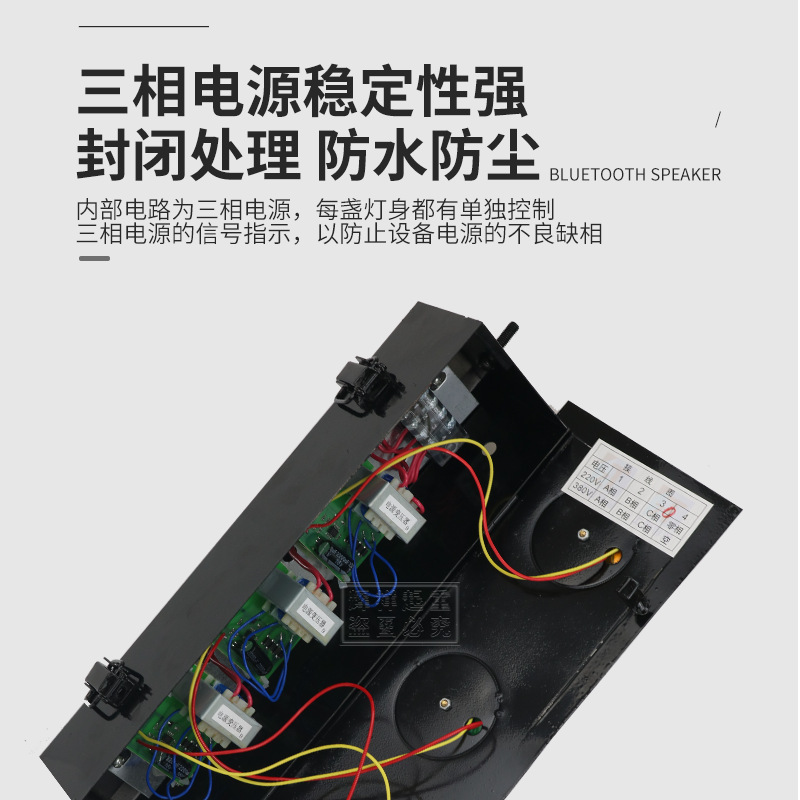 Crane Led Signal Light Hxc-T/20/37/50/100 380V Three-Phase Slide Wire Three-Color Power Indicator Light
