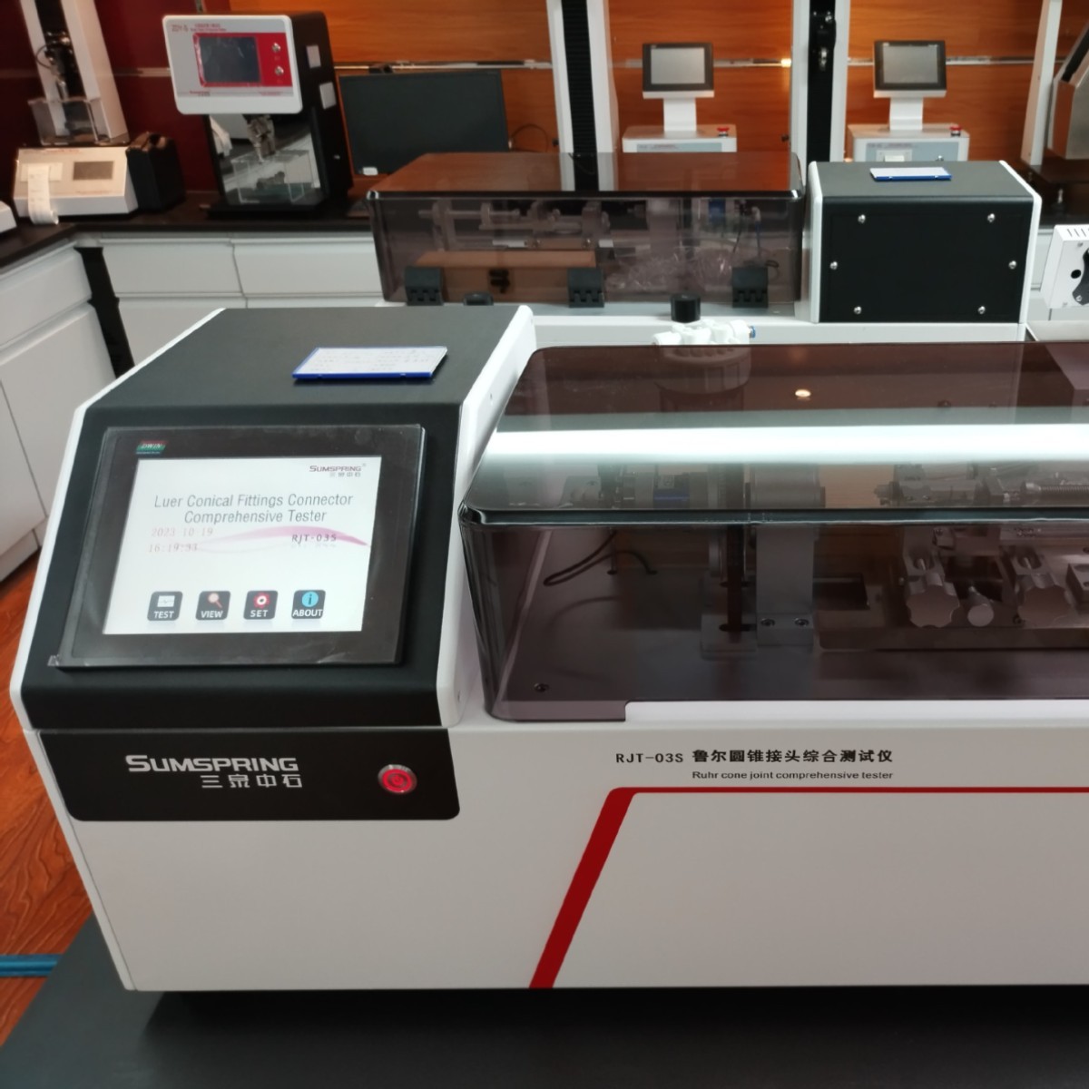 Yyt 1842.3-2023 Luer Connector Connector Tester for Medical Liquid Storage Container Delivery System