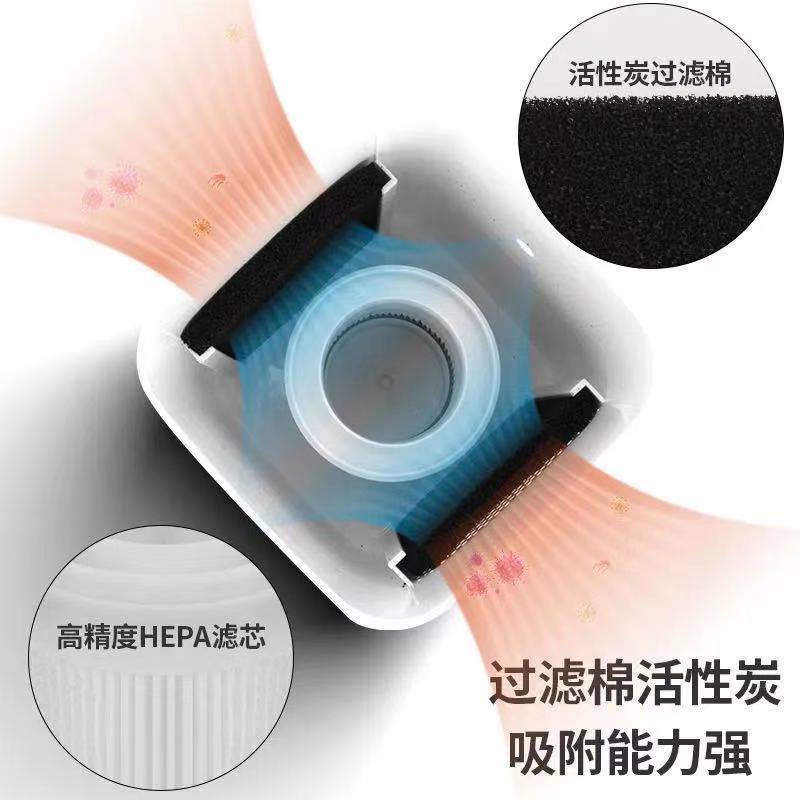 Air Purifier Household Car Blue Light Negative Ion Dust Removal Second-Hand Smoke Desktop Purifier Wholesale