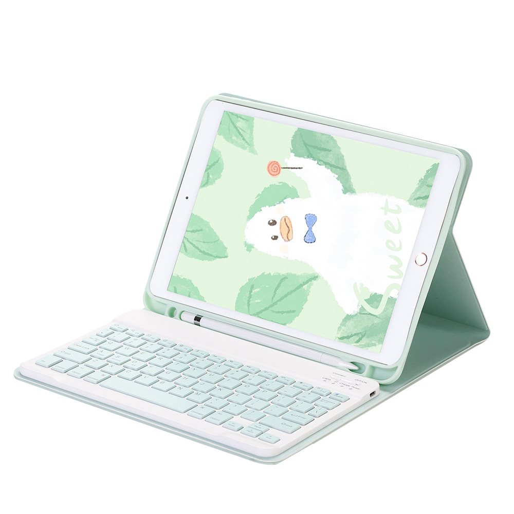 For ipad10.9 Bluetooth keyboard leather case with Pen slot Pro11 tablet protective case mouse keyboard