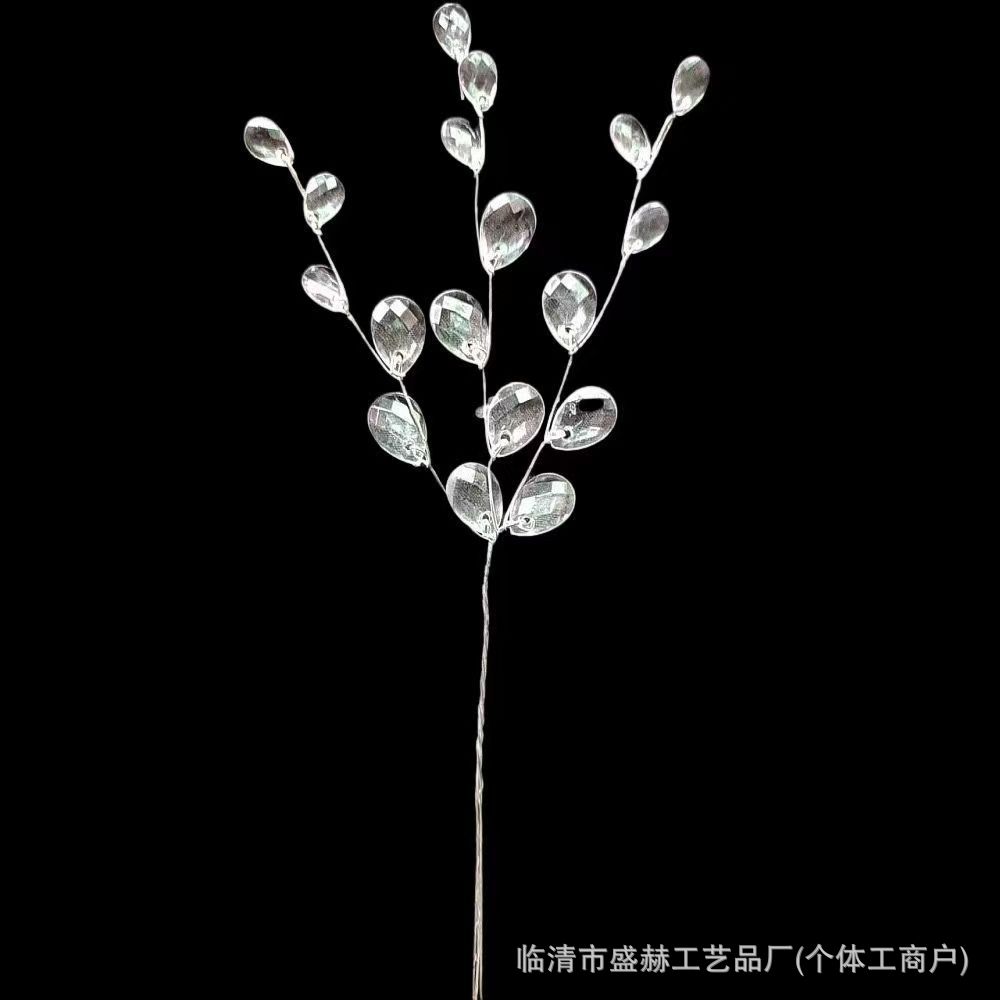 Wedding Stage Chandelier Acrylic Diamond Long Crystal Beads Wedding DIY Jewelry Accessories Diamond Water Drop String