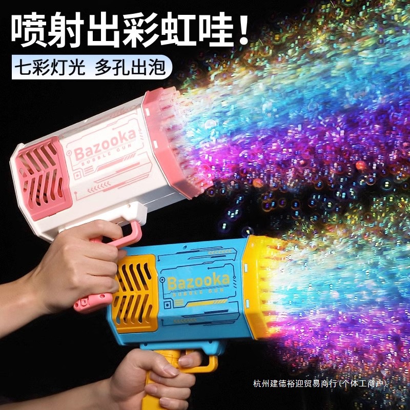 Немецкая электрическая машина для пузырей, ручной фейерверк для детей, полностью автоматическая пушка Гатлинга, новая пузырьковая машина 2025 года