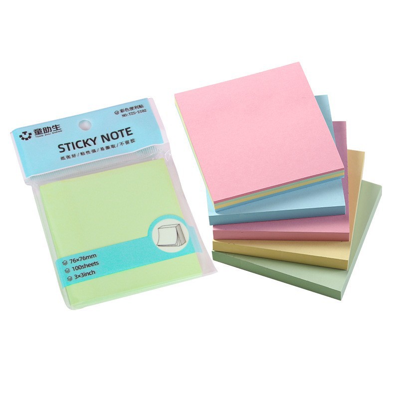 Creative Color Post-it Cute Post-it Notes Office Stationery Post-it Notes Tear Student Strong Sticky Message Post-it Notes