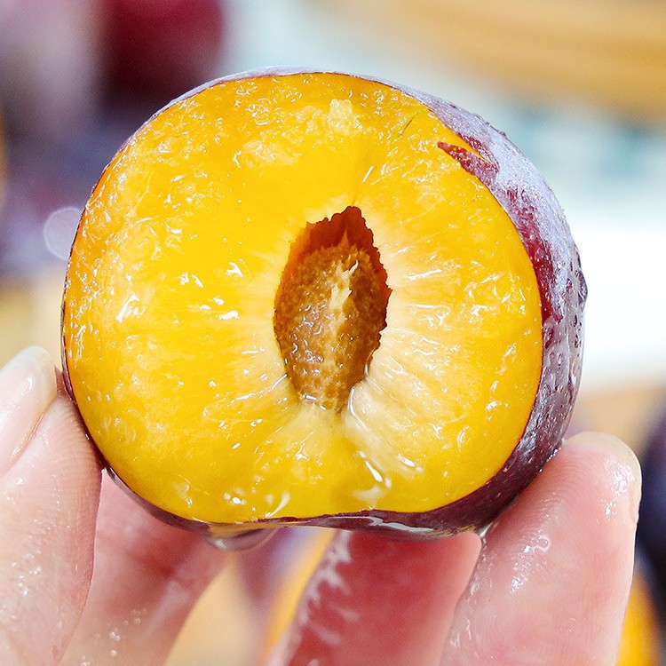 Crispy Red Plums, Sichuan Plums, Phoenix May Crispy Fresh Fruits, Boneless Green Crispy Plums, Half Red, Red, Crispy and Sweet, Whole Box