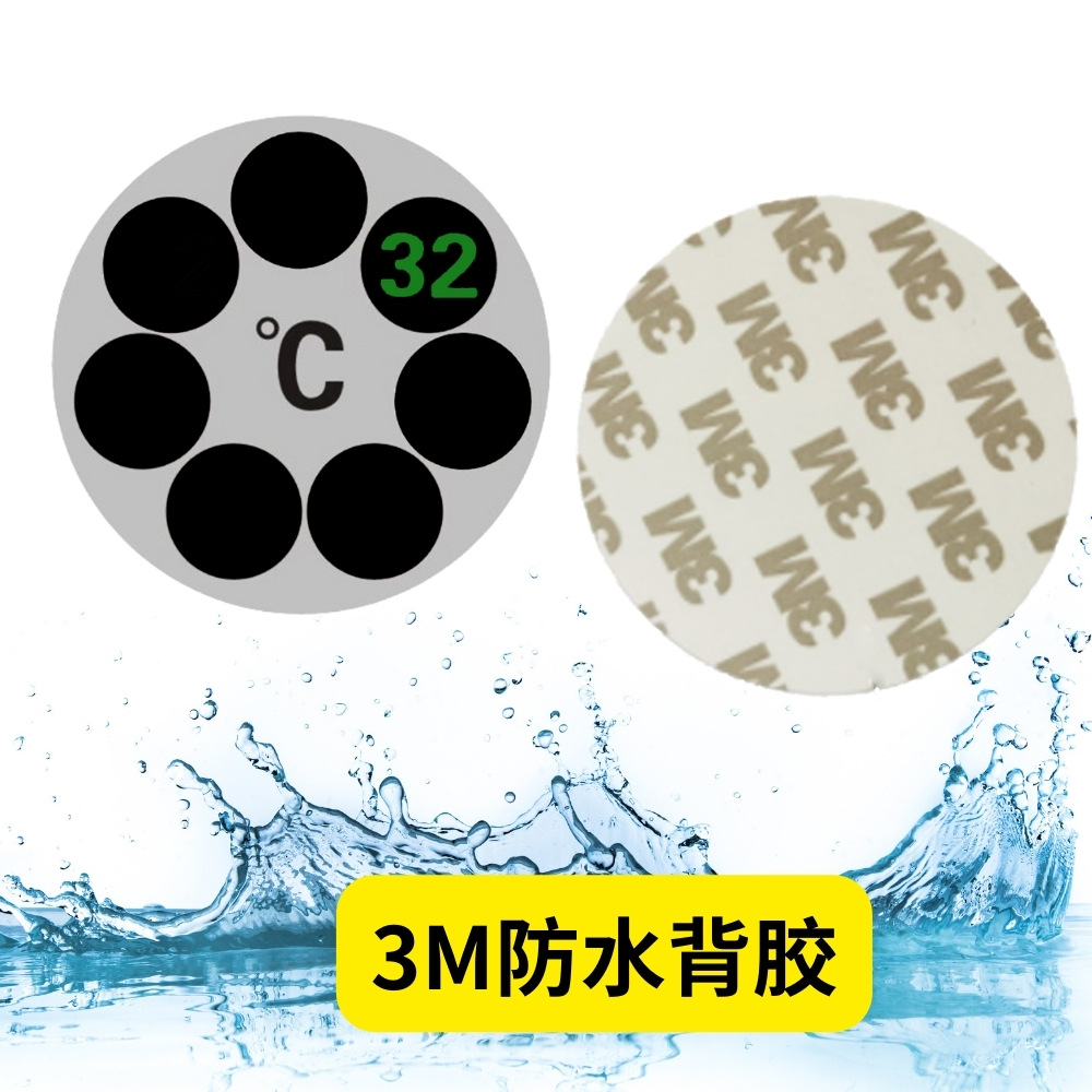 in stock Foot Temperature Meter Water Temperature Sticker Waterproof Bath Thermometer Sticker for Measuring Water Temperature