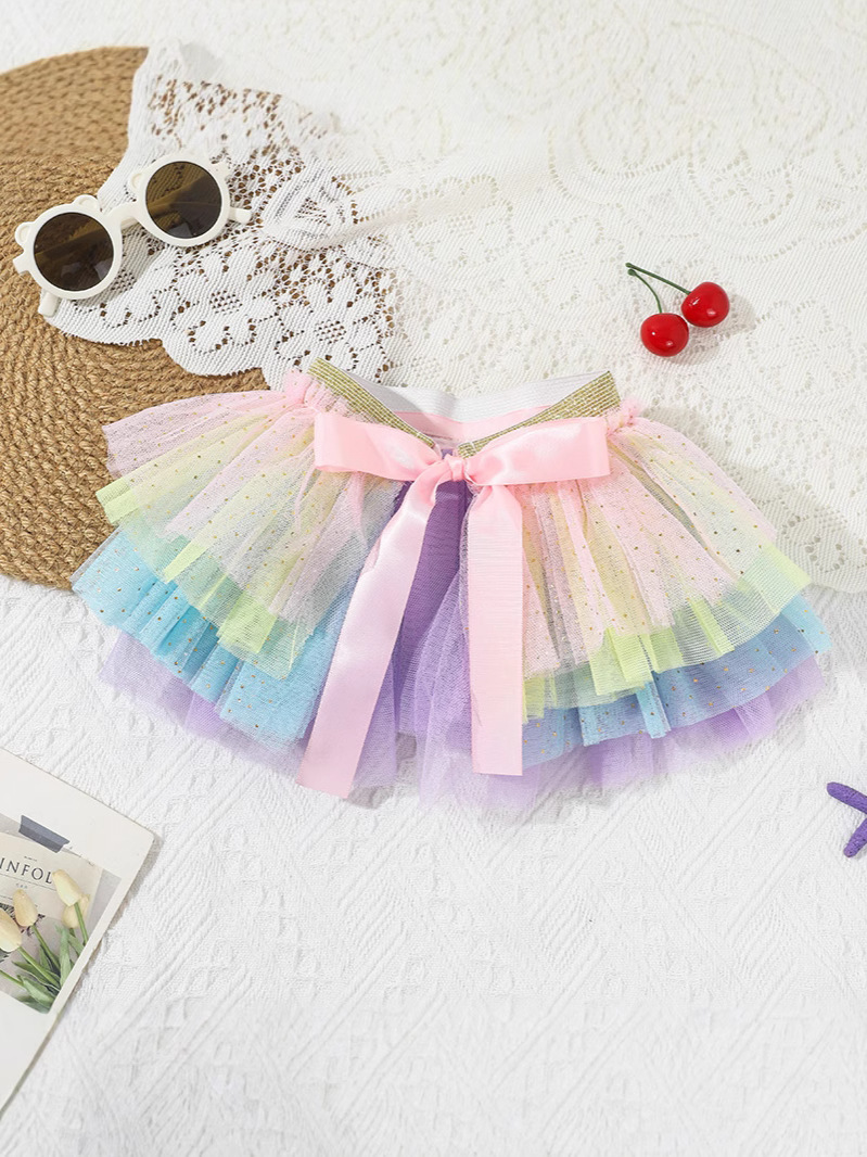 Jinhua Guangxing Processing Infant Tutu Skirt Girls Short Skirt Baby Bottoming Skirt One-Year-Old Dress