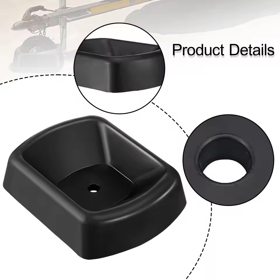 Rubber Block Non-Slip Rubber Caster Brake Large Small Double Size Rubber Tire Pad 0kg Top Caster