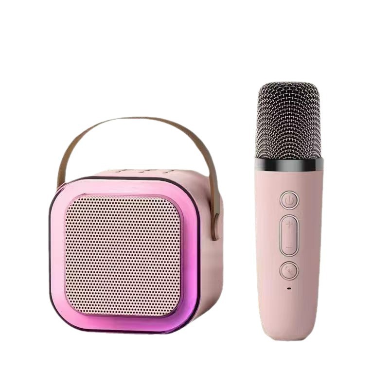 New K12 Bluetooth Audio Microphone One Machine Microphone Home Ktv Wireless Bluetooth Audio Home Singing Set