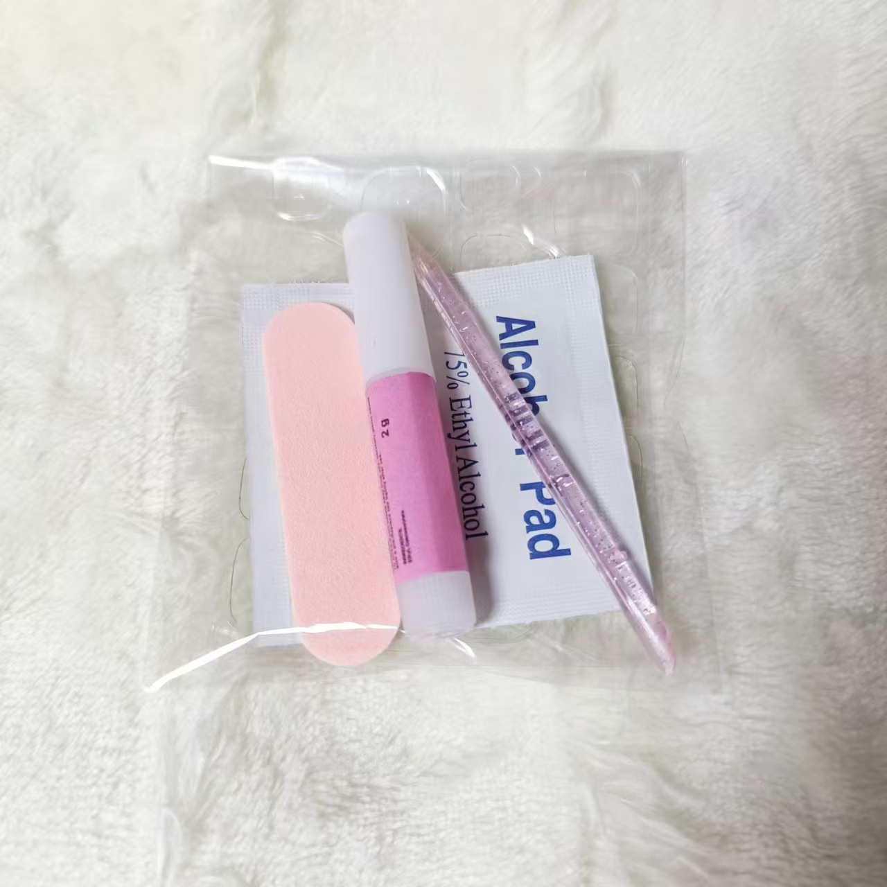 Набор из пяти маникюрных инструментов, носимые, полностью ручной работы, набор маникюрных инструментов, оптовая продажа желатинового клея