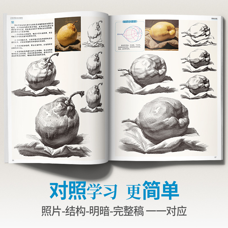 Orthodox Single Sketch Still Life Plaster Geometry College Entrance Examination Beginner Copying Template Basic Material Art Album