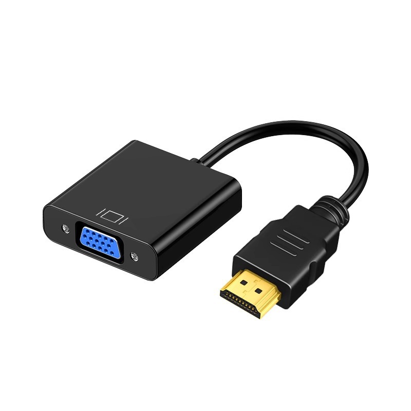 HDMI to Vga Converter Laptop Desktop Set-Top Box Projector Adapter Cable Display Vja Hd