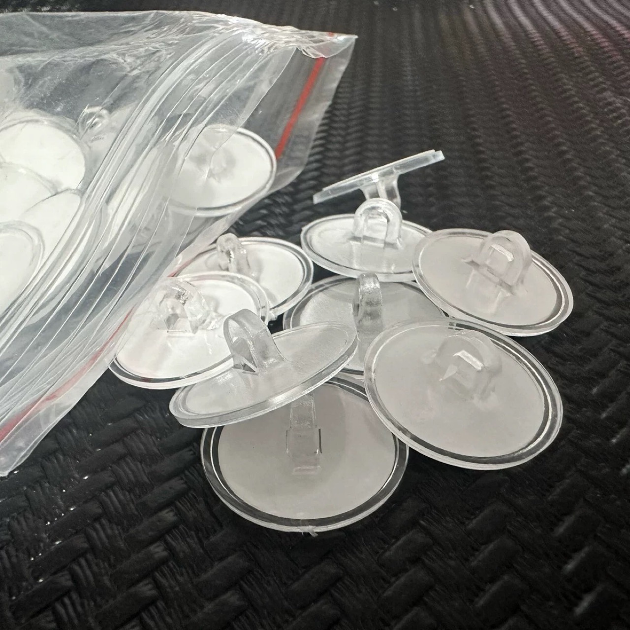 Adhesive Hook Ceiling Disc Adhesive Hook Self-Adhesive Transparent Strong Hanging Flag Poster Invisible Hook Adhesive Hook 2.2cm