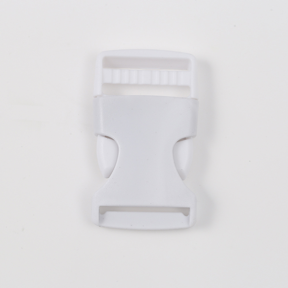 Cross-Border Plastic Pom Black Buckle Double Adjustment Buckle Luggage Accessories Buckle Backpack Buckle Strong and Durable Wholesale