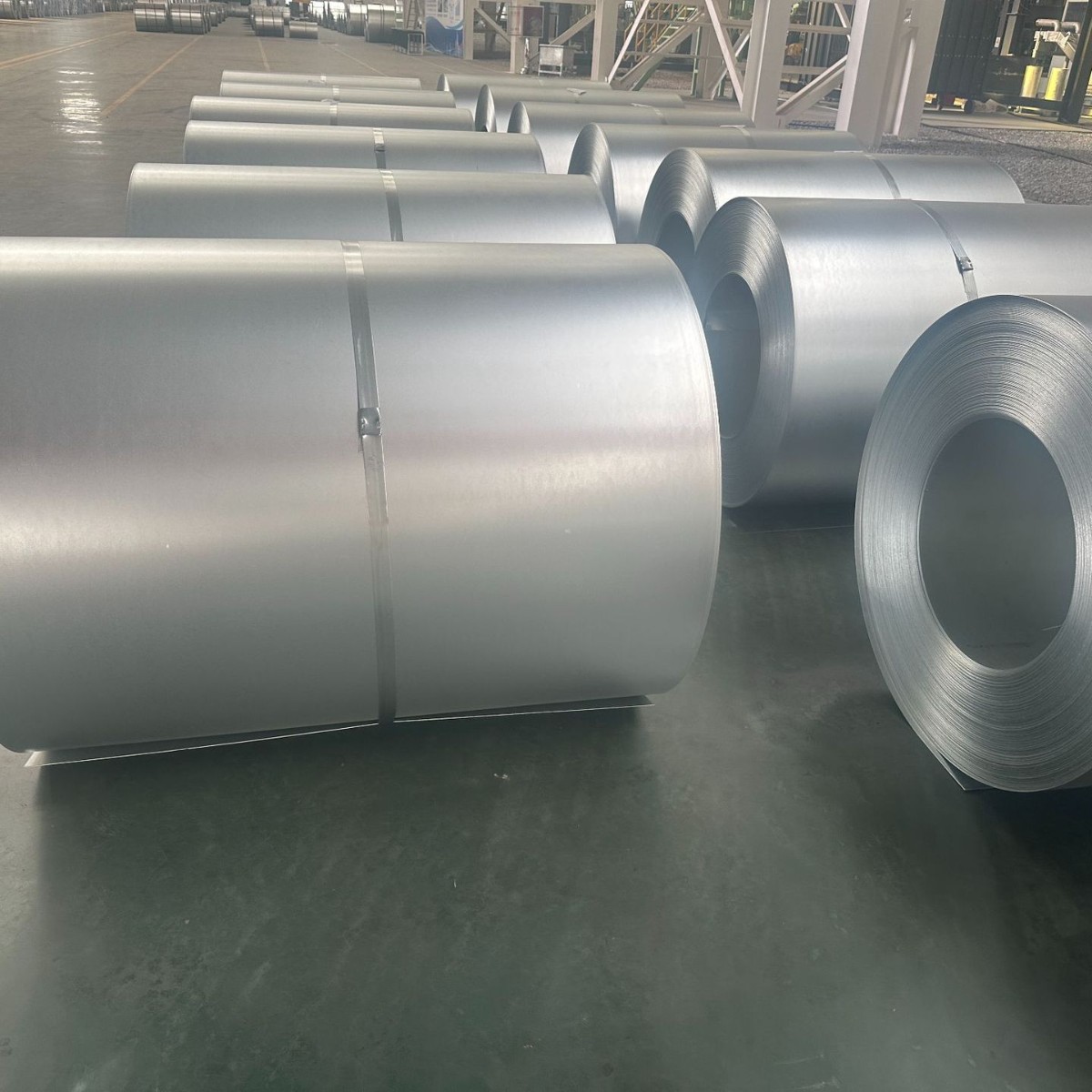 [Fingerprint-Resistant Aluminum-Zinc Plated Coil] Baosteel Substrate Dc51D+Az High Zinc Layer 150g Aluminum-Zinc Plated Steel Coil