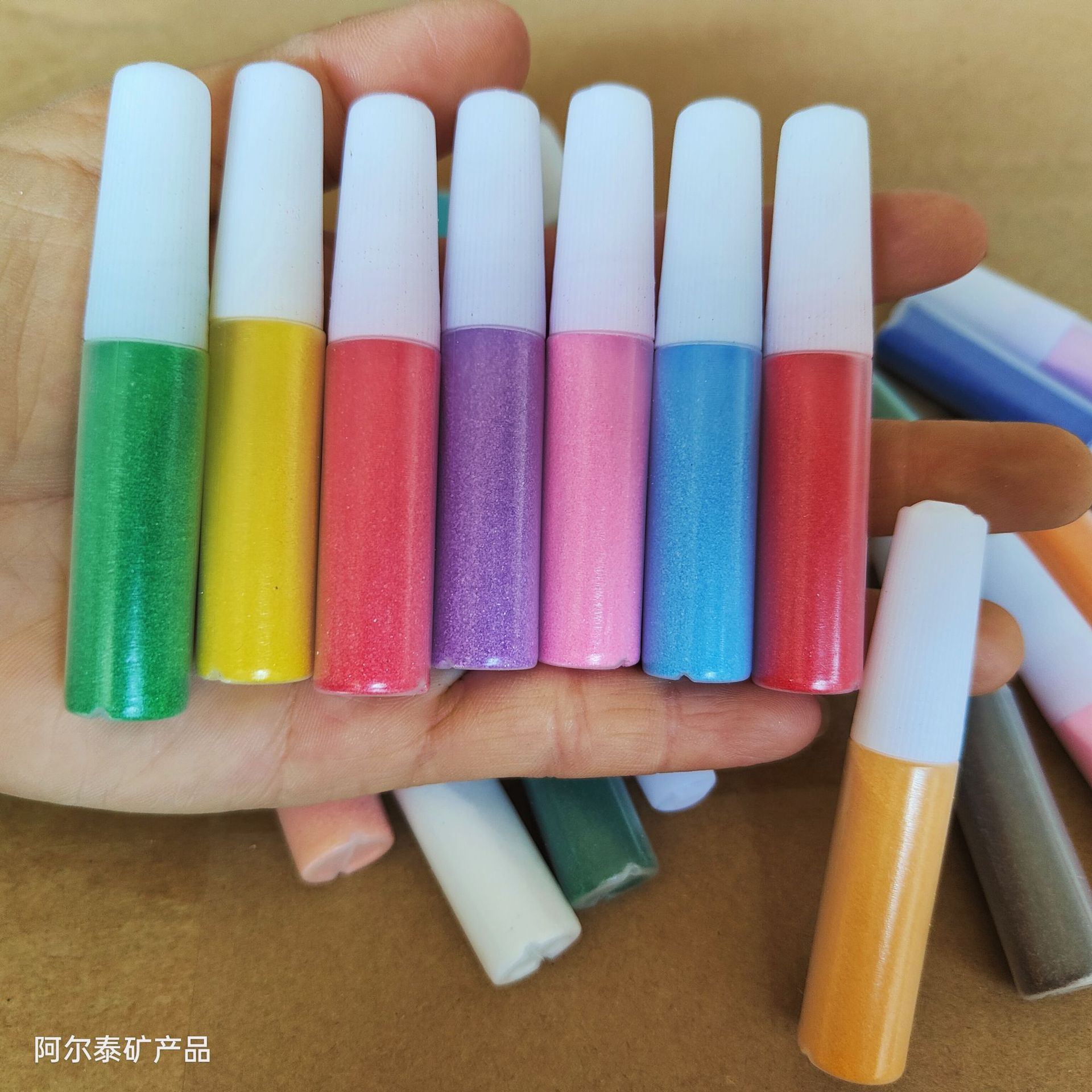 Оптовая продажа цветного песка в бутылках 10г, игрушки для песочной живописи