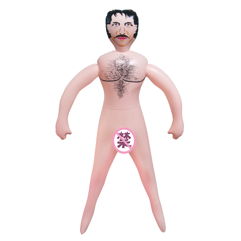 Diao's Male Inflatable Doll Sex Toy Painted Leather Male Doll Pure Inflatable Party Funny Toy Cross-Border Manufacturer