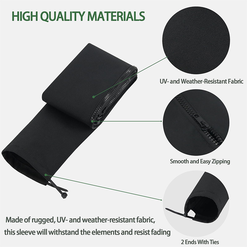 Cross-border Marine Motor Cable Sleeve Motor Wire Protective Sleeve Zipper Portable Neoprene Sleeve
