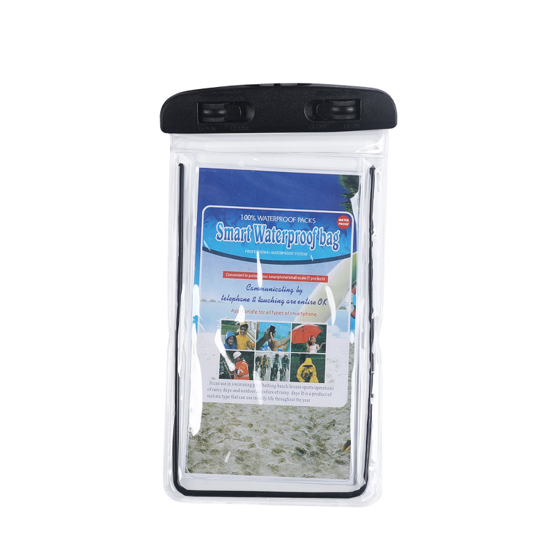 New Luminous Pvc Mobile Phone Waterproof Bag Custom-Made Diving Cover Universal Swimming Photo Touch Screen Waterproof Cover Rainproof Batch