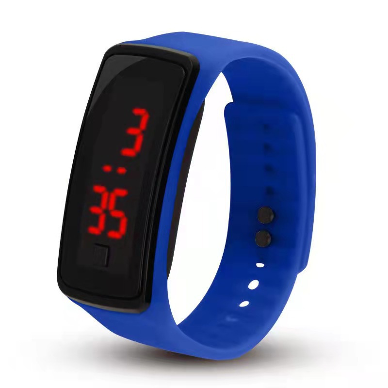 Popular Led Kidsren's Bracelet Digital Watch Second Generation Plastic Silicone Sports Bracelet Gift Cross-Border Best-Selling Digital Watch