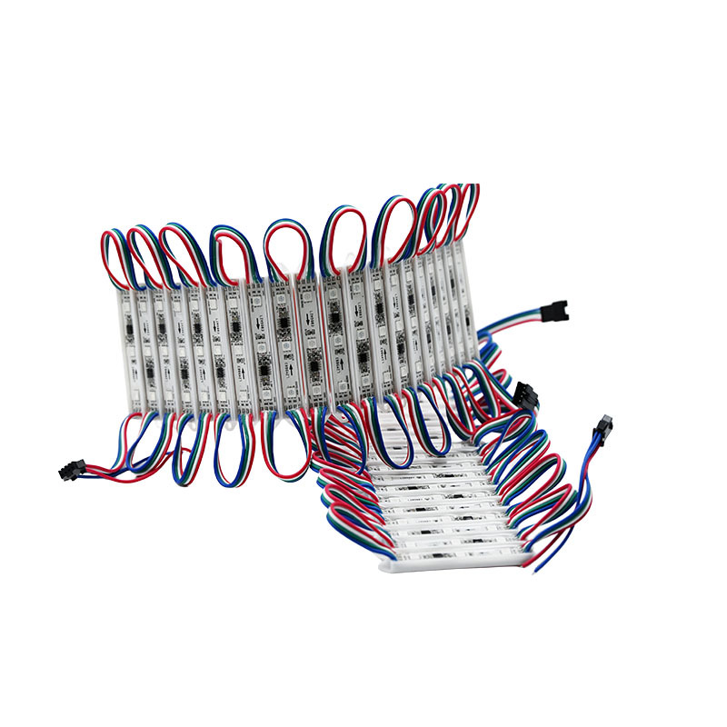 Factory Direct LED light box IP68 waterproof full color module magic color advertising signboard luminous word 12V light source