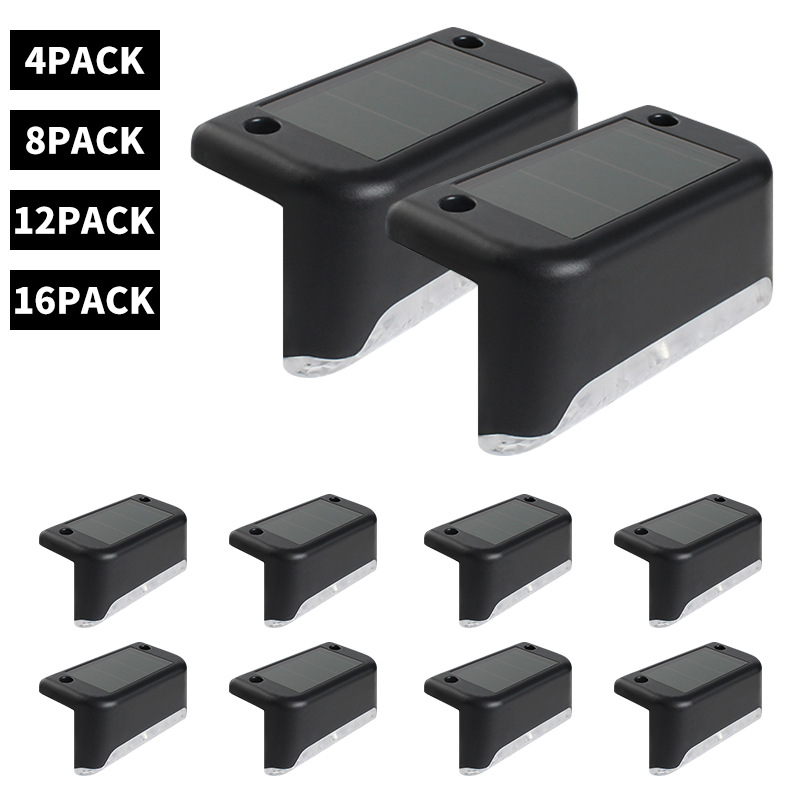 Горячая распродажа солнечного света, 1 светодиодный настенный светильник для сада, огни для забора, солнечный светильник для лестницы