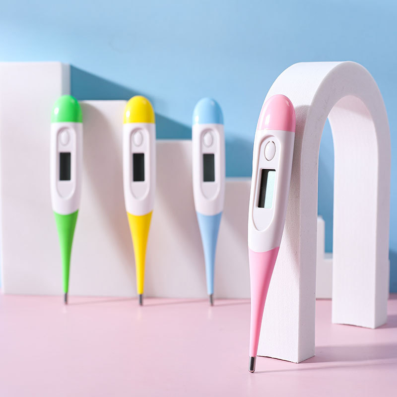 English Packaging Digital Display Digital Thermometer Household Infant Soft Head Thermometer Baby Oral Thermometer