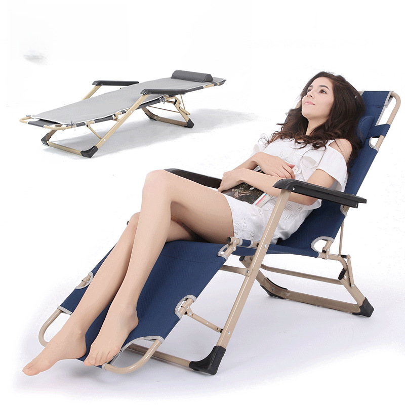Chuntai Office Nap Chair Balcony Leisure Wholesale Lunch Bed Two-purpose Chair Household Folding Chair Recliner