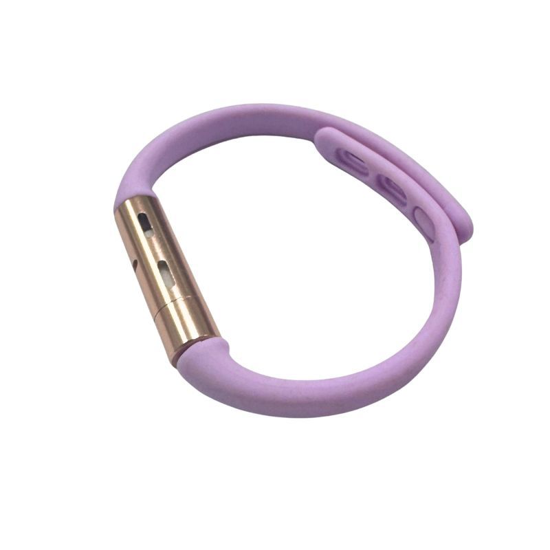 Silicone Mosquito Repellent Bracelet Metal Essential Oil Storage